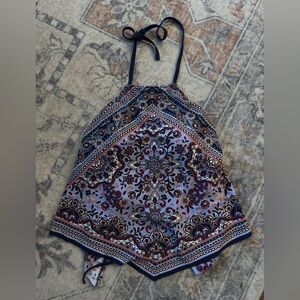 Kona Sol Multicolor Halter Bikini Top